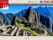 Tablet Screenshot of peruvianandeantreks.com